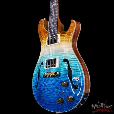 PRS Wild West Guitars 25th Anniversary Limited Run Wood Library Artist Package Hollowbody II Piezo Beach Fade (Private Stock Color) 5.50 LBS (US Only / No International Shipping) image 14