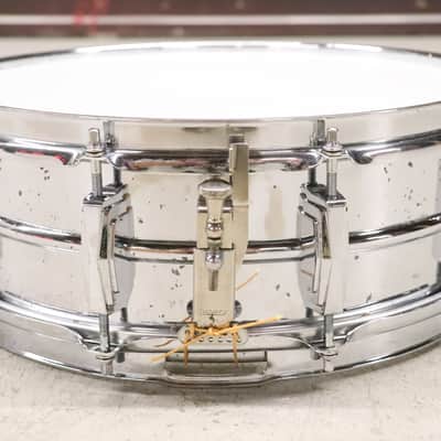 Ludwig 400 Supraphonic 5X14" Snare Drum Vintage 1960's COB Hoops image 4