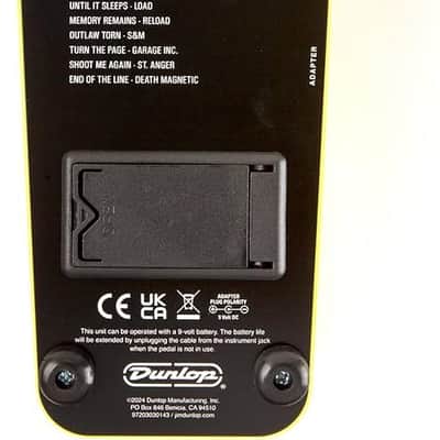 Dunlop - KH95Y Kirk Hammett Cry Baby Wah Yellow Sparkle Edition image 2