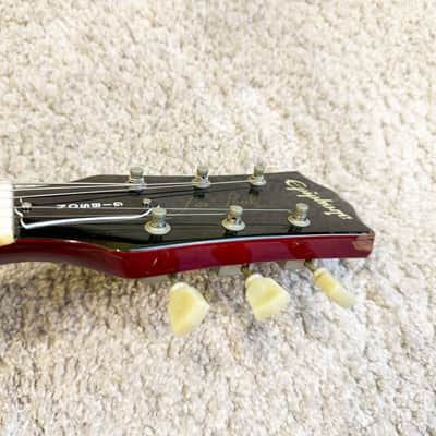 Epiphone Les Paul Standard Made in Japan Open Book Headstock (Japanese Domestic) 1998 - Cherry Burst image 9