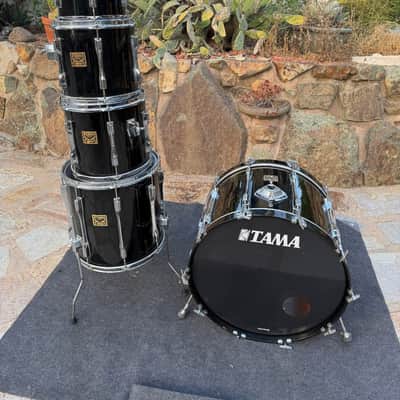 Tama Artstar Cordia Black 6pc Drum Set kit 10,12,13,16,24 Birch + Cordia!! image 1