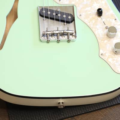 2019 Fender FSR Thinline Telecaster Semi-Hollow Electric Guitar Surf Green + COA OHSC image 6