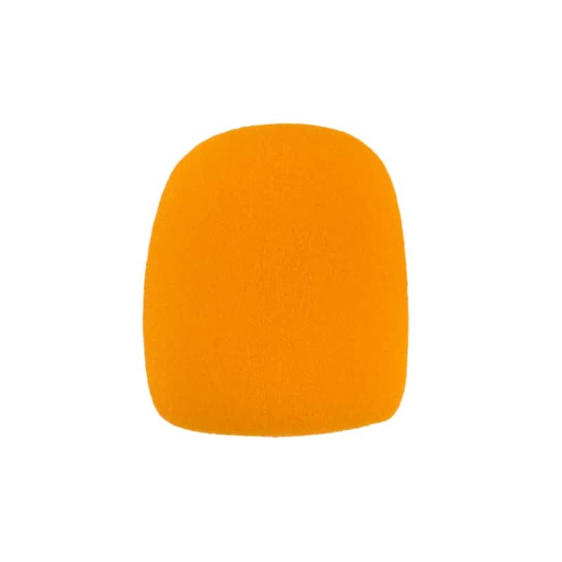 Microphone Windscreen - Orange Colored - Fits Shure SM58, Beta 58A & Similar - Vocal Mic Cover New image 1