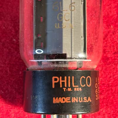 RCA/Philco Mismatched 6L6GC Amp Power Tubes Pair 1980s image 5