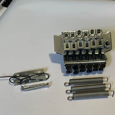 2000's Korean Ibanez RG Series ILT101 Chrome Floyd Rose Single Locking Tremolo Bridge image 1