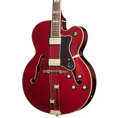 EPIPHONE - BROADWAY INCL. PREMIUM GIG BAG LEFT-HANDED WINE RED image 5