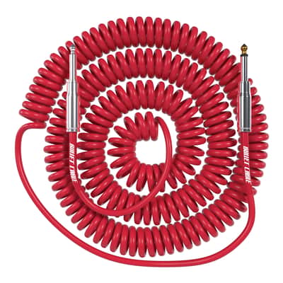Bullet Cable 30′ Silent Red Coil Cable image 1