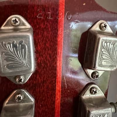 1962 GUILD SF-350 Stratford Starfire in Incredibly Rare All-Mahogany Cherry Finish image 8