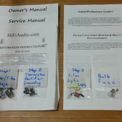 Scott LT-110 restoration kit filter capacitor repair rebuild fix image 1