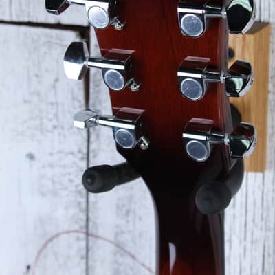 Ibanez AE160 Acoustic Electric Guitar Solid Spruce Top Vintage Mahogany Sunburst image 14