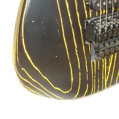 2021 Charvel Pro-Mod San Dimas Style 1 HH FR E Ash Electric Guitar, Ebony Fingerboard, Old Yella w/ Bag image 5