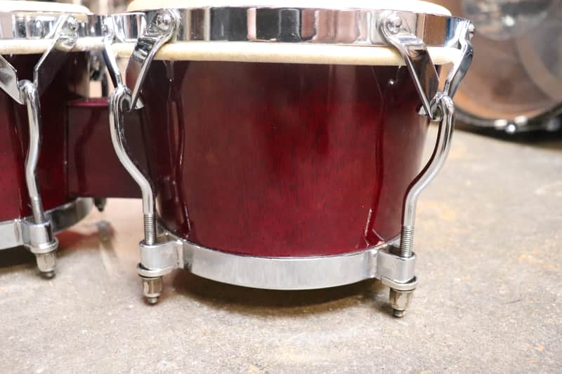 Toca Kaman Bongos Cherry Red Vintage | Reverb