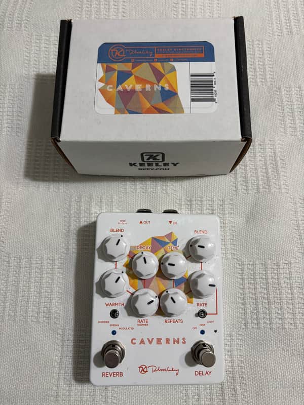 Keeley Caverns Reverb / Delay V2 2017 - Present - White image 1