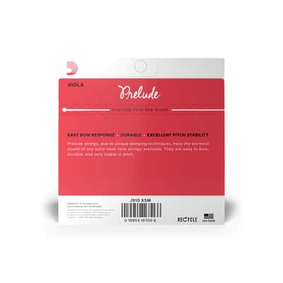 D'Addario - J910 XSM Prelude Viola String Set - Extra Short Scale, Medium Tension image 3