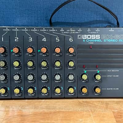 Boss BX-600 6-Channel Stereo Mixer - Black