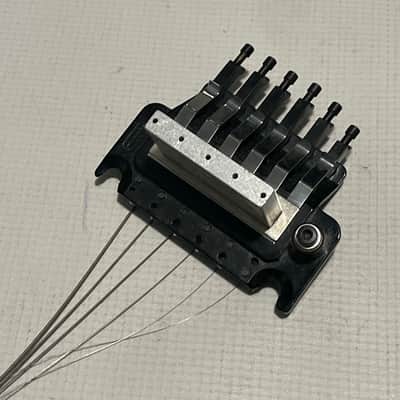 2000's Made in Germany Floyd Rose Speedloader Black Tremolo Bridge Vibrato & Arm Set w/ Strings image 15
