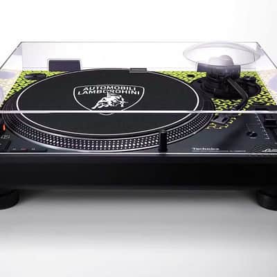 Open Box: Technics SL-1200M7BPG Special Edition Lamborghini Direct Drive Turntable System - Green image 3