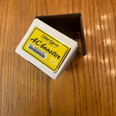Xotic AC Booster V2 Box and Papework Only- White / Yellow image 2