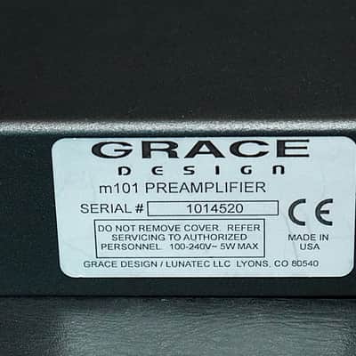 Grace Design m101 Single Channel Mic Preamp w/Ribbon Mode Channel Strip M-101 image 7
