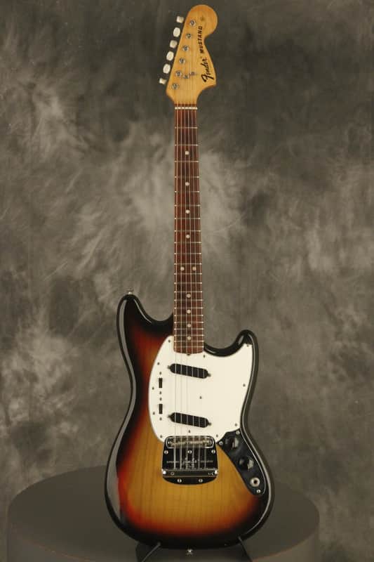 Fender Mustang Guitar 1975, Sunburst image 1