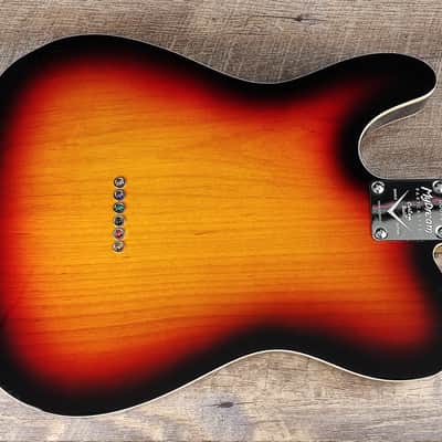 MyDream Partcaster Custom Built - Thinline Sunburst Freeway Charlie Christian image 3