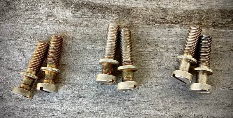 Faber Studs - Nickel aged image 1