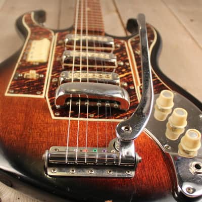 Vintage  1965 Hy-Lo Model 2103  Hoshino Gakki  like a Burns Bison Rare image 6
