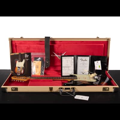 Fender Custom Shop 1963 Stratocaster Super Heavy Relic Black/3Color Sunburst (357) image 11