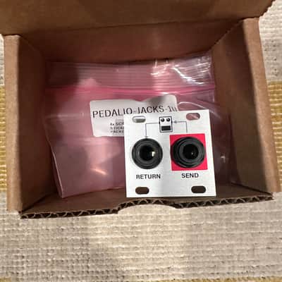 BUNDLE: Intellijel Pedal I/O + Jacks 1U High Impedance Send / Return Eurorack Synth Module 2019 - Present - White image 1