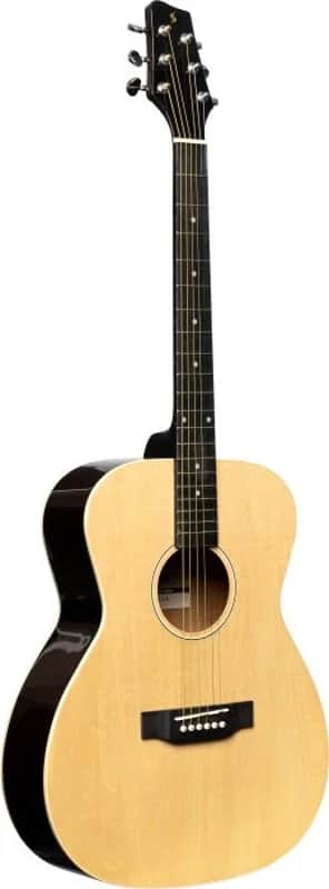 Auditorium guitar with basswood top, natural colour image 1
