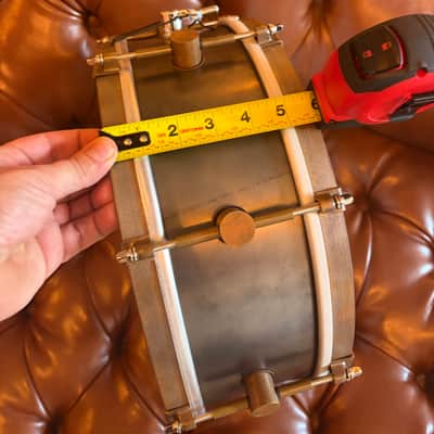 A&F 14x5 snare  2020s raw steel image 2