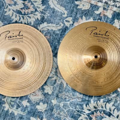 Paiste 14" Innovations Heavy Hi-Hat Cymbals (Pair) 2001 - 2005 - Traditional image 1