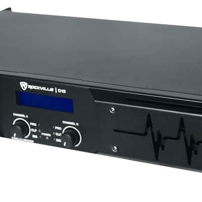 Rockville D12 5000w Peak/1400w RMS Power Amplifier 2 Channel Class D Pro/DJ Amp image 3