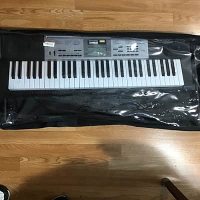 Casio LK-135 61-Key Key-Lighting Keyboard 2010s - Silver / Black