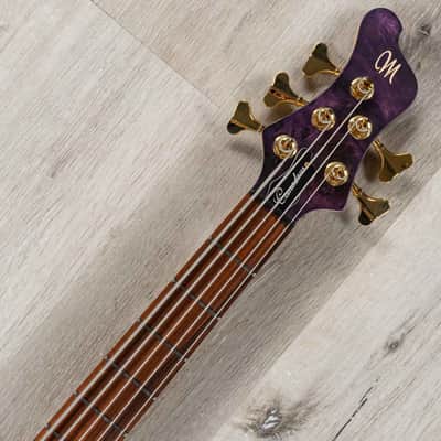 Mayones Comodous MDi 5 Mohini Dey Signature 5-String Bass, Raw Trans Purple image 9