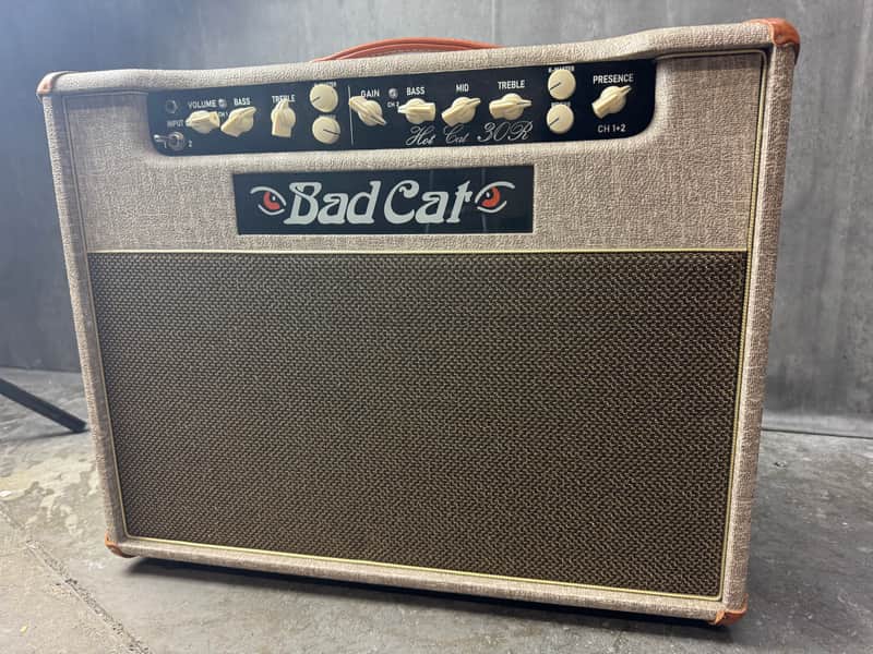 Bad Cat Hot Cat 30r Handwired 1x12 2022 - Fawn w/ Gold Grill image 1