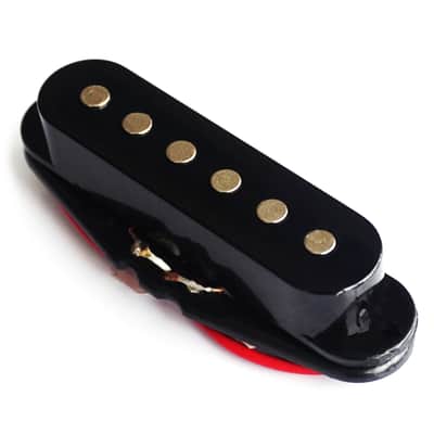 Single Coil Pickup for Stratocaster Guitars - Middle (Black) image 1