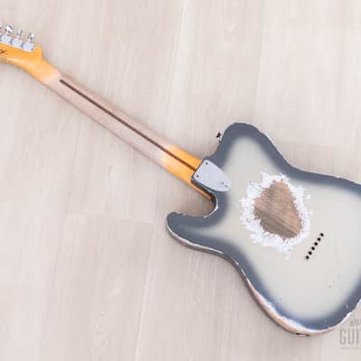 2025 Fender Custom Shop Limited Edition ‘67 Telecaster Custom Super Heavy Relic Inca Silverburst w/ Case, CoA image 11