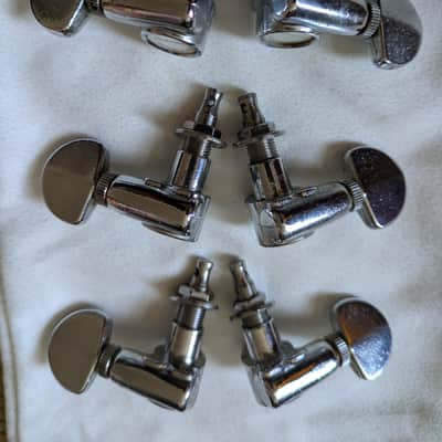 Ibanez Patent Pend. Tuners / Machine Heads / 3L 3R * 1978 Musician * Made in Japan 1970s image 3