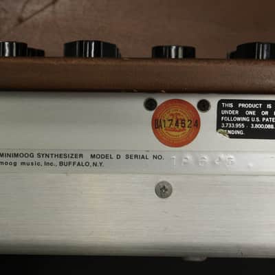 MOOG MINIMOOG MODEL D (Late Model) [12645] (04/17) image 5
