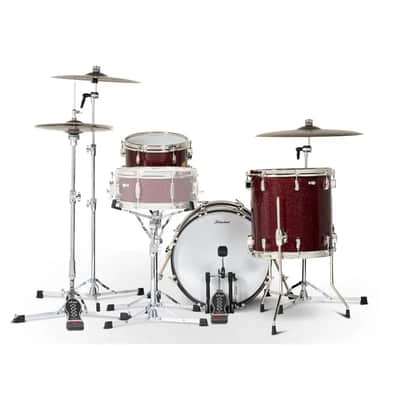 Slingerland Radio King 3pc Drum Set 18/12/14 Maroon Glass image 3