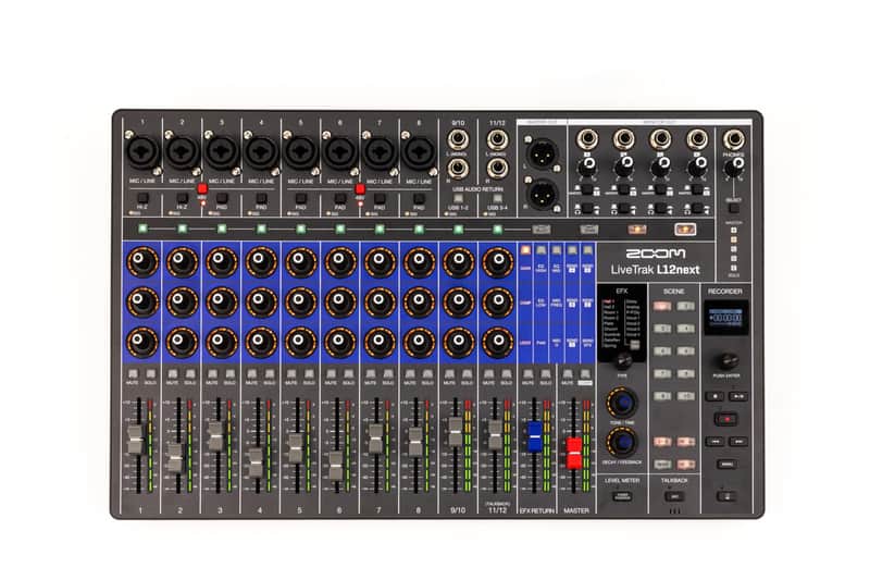 Immagine Zoom LiveTrak L12next 12-Channel Digital Mixer/Recorder - 1