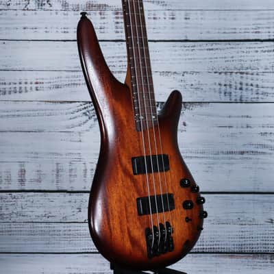 *DEMO* Ibanez SR500A SR Standard 4str Electric Bass | Mahogany Brown Burst Low Gloss image 4