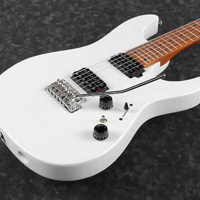Ibanez AZ2402-PWF AZ Prestige 6-Atring Electric Guitar with Case - Pearl White Matte image 6