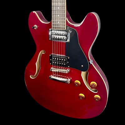 Washburn HB30 Electric Guitar in Vintage Cherry Red image 5