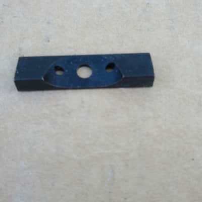 Vintage 1980s Black Locking Guitar Nut Base 80s image 1