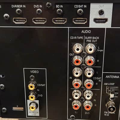 Pioneer Pioneer VSX-321 Audio Video Multi-Channel Receiver 2011 - Black metal image 9