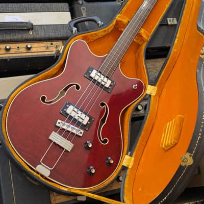 Ovation 1223-2 Typhoon III 1968/69 - Wine Red Fretless image 2