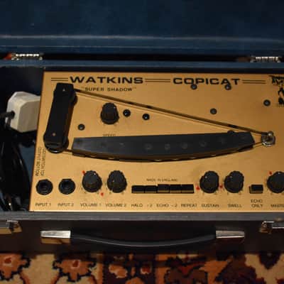 Vintage 1990s Watkins Wem Copicat Super Shadow Tape Tube Echo Delay Unit Pedal image 2