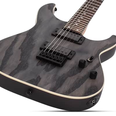 Schecter C-1 Standard Electric Guitar. Charcoal Satin image 6